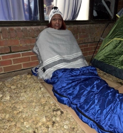 Goan sleeps out in open to raise funds for needy in Swindon