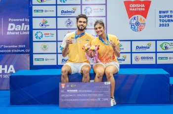 Odisha Masters: Tanisha wins mixed crown, loses women's doubles final
