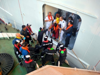 Coast Guard rescues Indian passenger from cruise liner