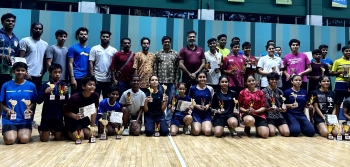 Chirag, Linesh, Sufiya, Janhavi win triple crowns at North Goa District Badminton Tournament