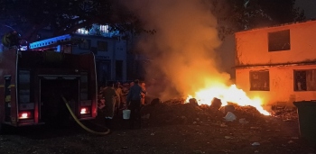 Waste dump at old fish market in Margao catches fire