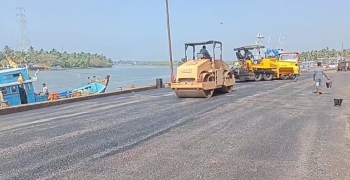 Cutbona fishing jetty road gets much-needed coat of hot mix
