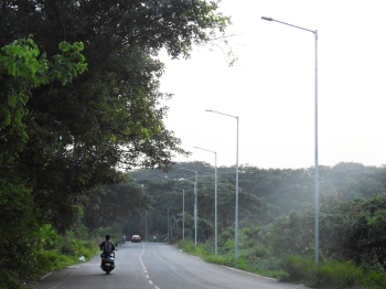 Electric lamps along Comba ring road fail to see light of day for want of govt sanction