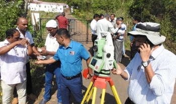 Land survey team begins demarcation of land for burial purposes at Sonsodo