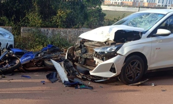 2 injured in Mopa link road mishap