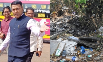 CM questions dumping of waste at bus stand