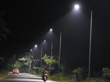 Finally, Comba Ring Road illuminated