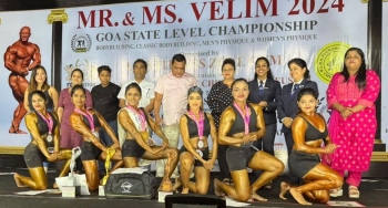 Ameet, Olivia top bodybuilders at Mr & Ms Velim 2024