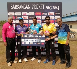 Salcete Stallions steal a point from Madgaon Royals as match ends in a tie