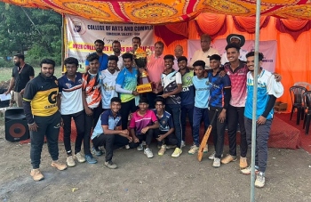 CES College holds inter-college and inter-staff cricket tourneys
