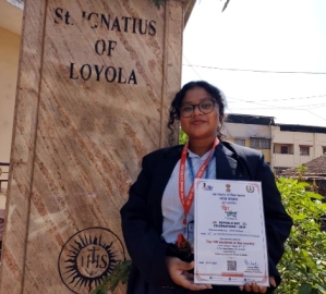 Loyola HSS student honoured in ‘Super 100’