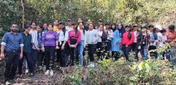 A journey through history: Students explore megalithic caves in Chicalim