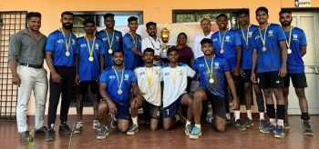 Govt College Sanquelim & St Xavier’s win Inter-collegiate volleyball c'ship