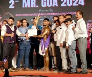 Mr Goa Bodybuilding C'ship: Joel crowned Champion of Champions