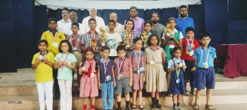 Pavitra lifts the T.S Rangarajan Memorial Title