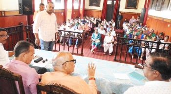 No public at Monserrate's outreach prog; Margao councillors raise personal issues