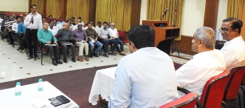 Power Minister addresses host of issues in Fatorda; Vijai opposes pipeline work