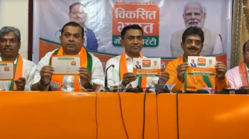 BJP launches 'Sankalp Patra Sujhav Abhiyan' ahead of 2024 General Elections