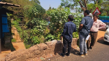 No end to Margao's sewage woes; inspection finds nullahs choked