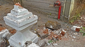 Mentally unsound man allegedly desecrates cross