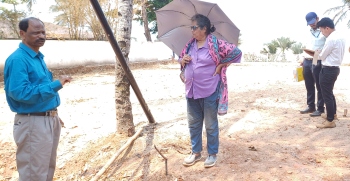 Authorities inspect Betalbatim site for compliance with demolition order, restoration of sand dunes