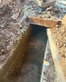 2 old drainage systems being restored to mitigate flooding