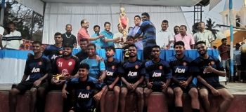 Chandrawaddo Boys lift Rebello Pandal Trophy