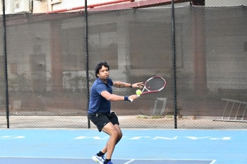 Rishabh defeats Amulya in men’s singles event