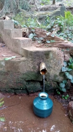 Locals prefer spring water at Kudai