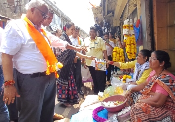 Pallavi, Viriato complete round one of poll campaign in contrasting styles