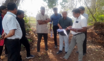 Se Old Goa VP holds inspection near Monte Chapel on unauthorised activity