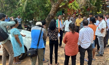 Viriato highlights hardships of sugarcane farmers in Sanguem