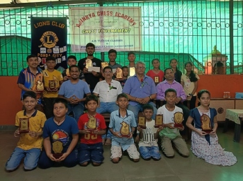 Sathvik Kerkar wins Curti Rapid Chess tourney
