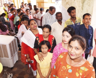 Women outnumber men who turned up to cast their votes in Salcete