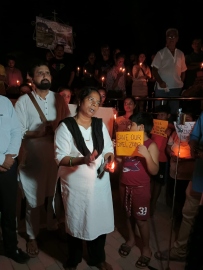 Sarpanch joins fight to protect traditional spring in Oxel