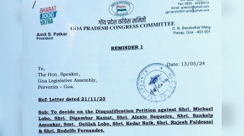 GPCC urges Goa speaker to decide on disqualification petitions against defected MLAs