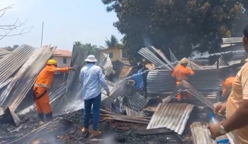 Two cylinders explode at Labour camp in Bambolim; No causalities reported