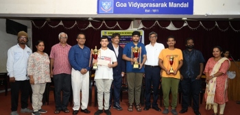 Mandar wins 1st All Goa U-20 Rapid Chess tournament
