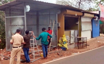 Illegal kiosk on Comunidade land sparks public outcry in Mapusa
