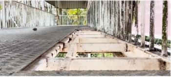 Access blocked to Miramar foot overbridge amid safety concerns