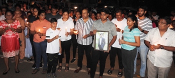 Locals hold candlelit protest in honour of youth who died in Seraulim accident