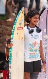 Goan surfer Sugar secures final spot in Indian Open