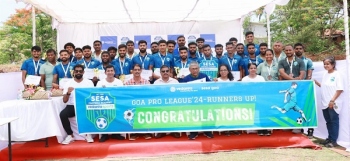 Sesa FA team felicitated for I-League 3 breakthrough