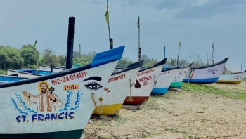 Without facility to anchor boats, Benaulim fishermen all at sea