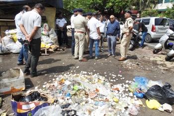 Kamat, officials confront waste, neglect at Margao Old Bus Stand during inspection