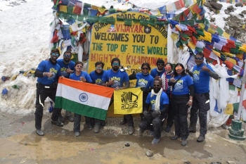 Wild Riders conquer world's highest motorable pass on epic Goa-Ladakh Ride