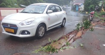 Roads dug up for utilities pose threat to motorists in Salcete