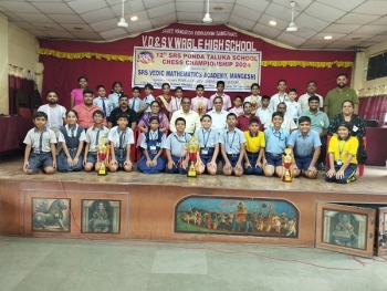 Dr K B Hedgewar Vidyalay win 12th SRS Ponda Taluka School chess c'ship