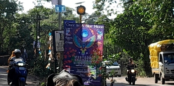 Outrage in Anjuna as huge rave party hoardings occlude traffic signals