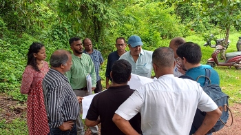Inspection reveals access to farmhouse within 100 mts of Monte Chapel zone